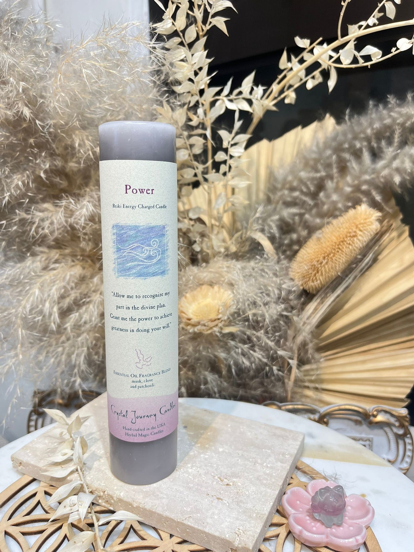 Crystal Journey Herbal Magic Pillars - Power