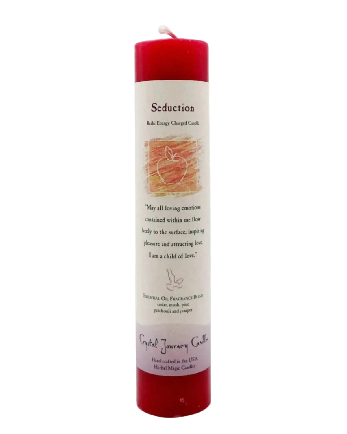 Crystal Journey Herbal Magic Pillars - Seduction