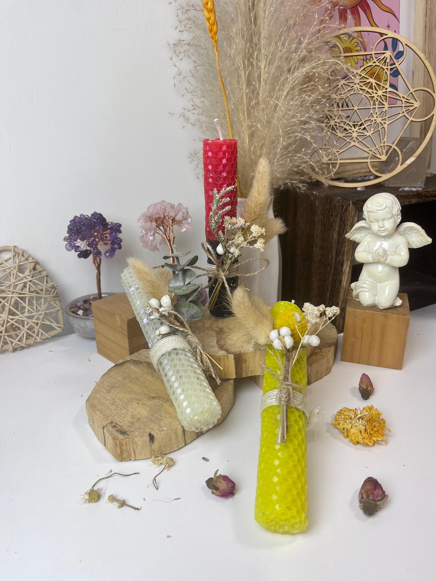手工魔法捲捲蠟燭 - Beeswax Magickal Candles (BIG)