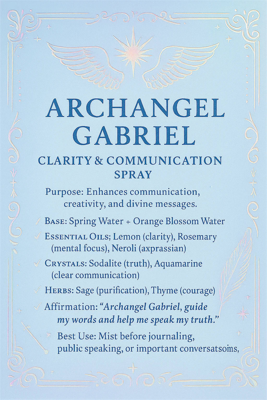 Archangel Gabriel Spray