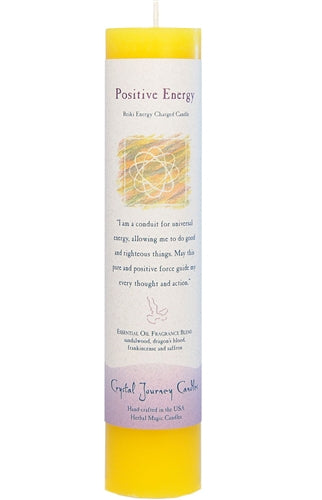 Crystal Journey Herbal Magic Pillars - Positive Energy