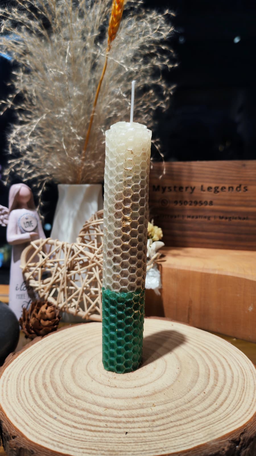 Job Hunt Beeswax Candle