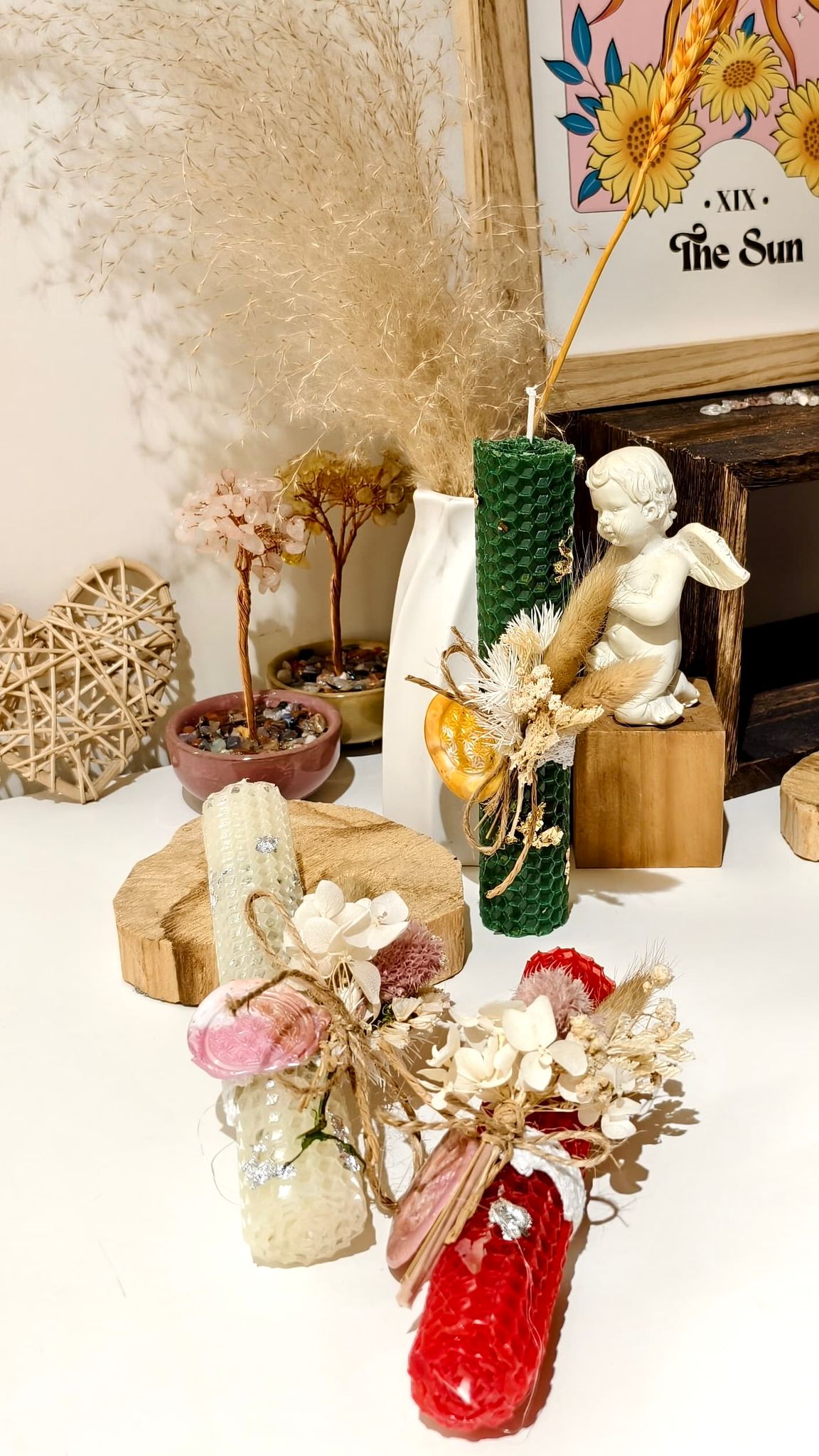 手工魔法捲捲蠟燭 - Beeswax Magickal Candles (BIG)