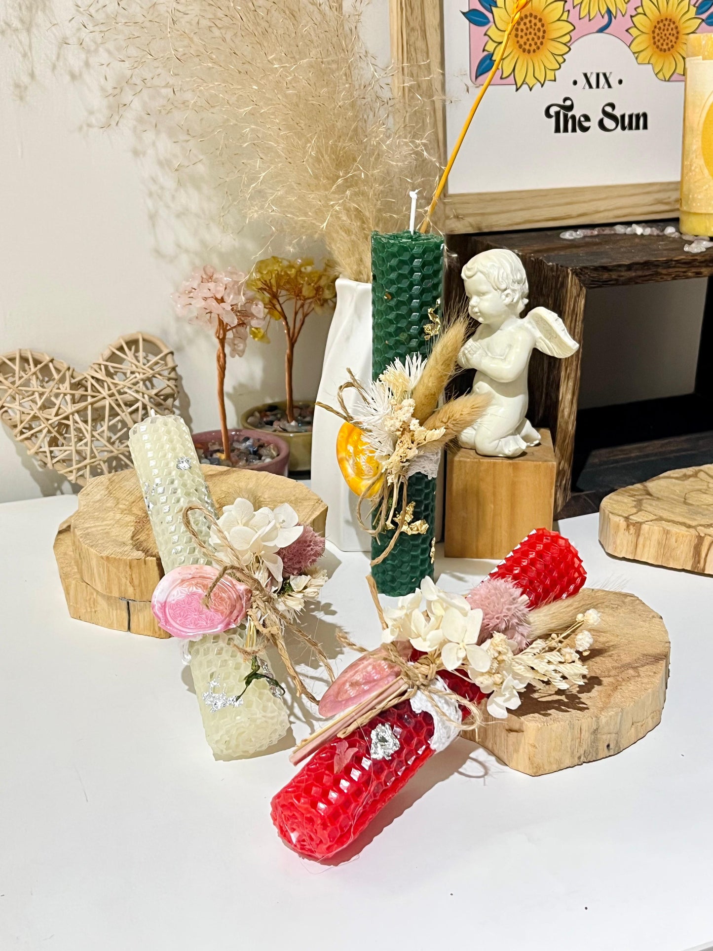 手工魔法捲捲蠟燭 - Beeswax Magickal Candles (BIG)