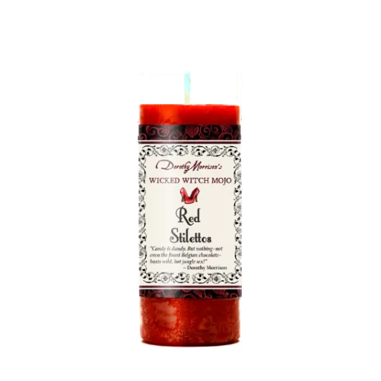 Wicked Witch Mojo Red Stilettos Candle