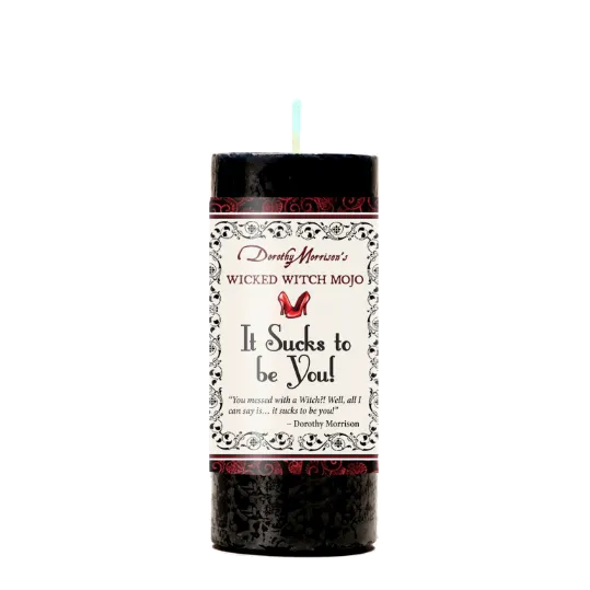 Wicked Witch Mojo It Sucks To Be You Candle