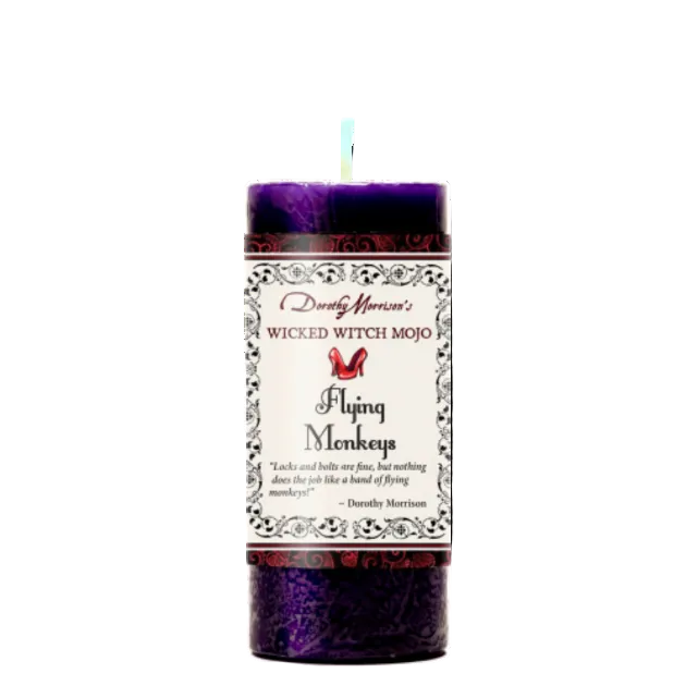 Wicked Witch Mojo Flying Monkeys Candle