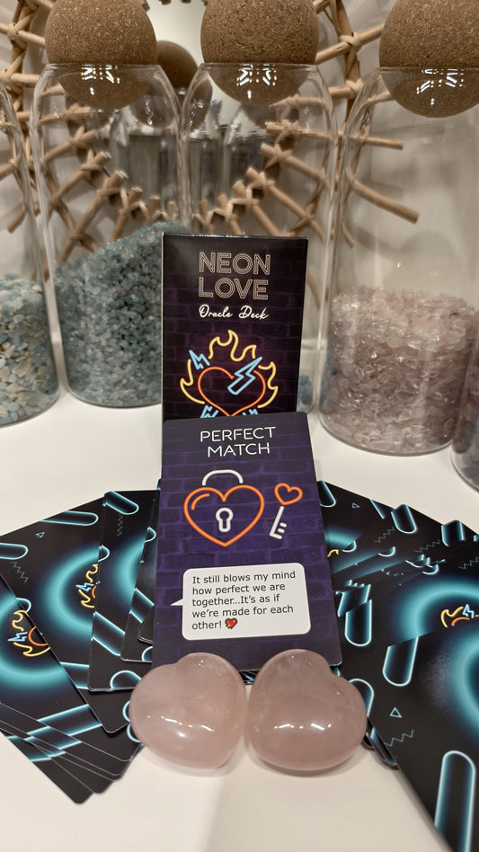 Neon Love Oracle Card