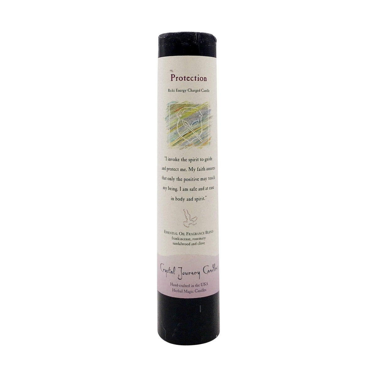 Crystal Journey Herbal Magic Pillars - Protection