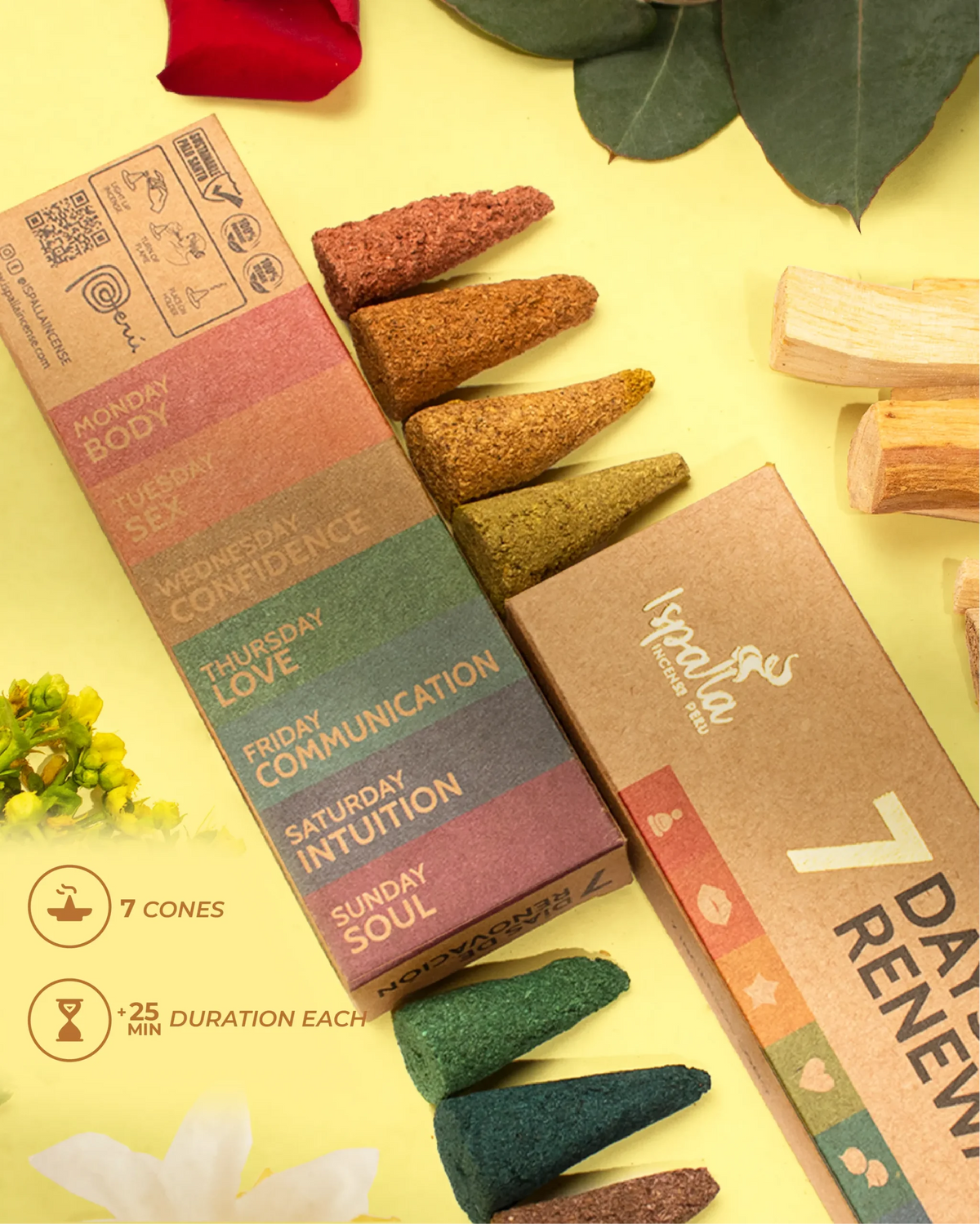 7 Days of Renewal Incense Cones
