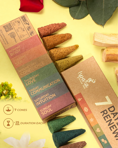 7 Days of Renewal Incense Cones