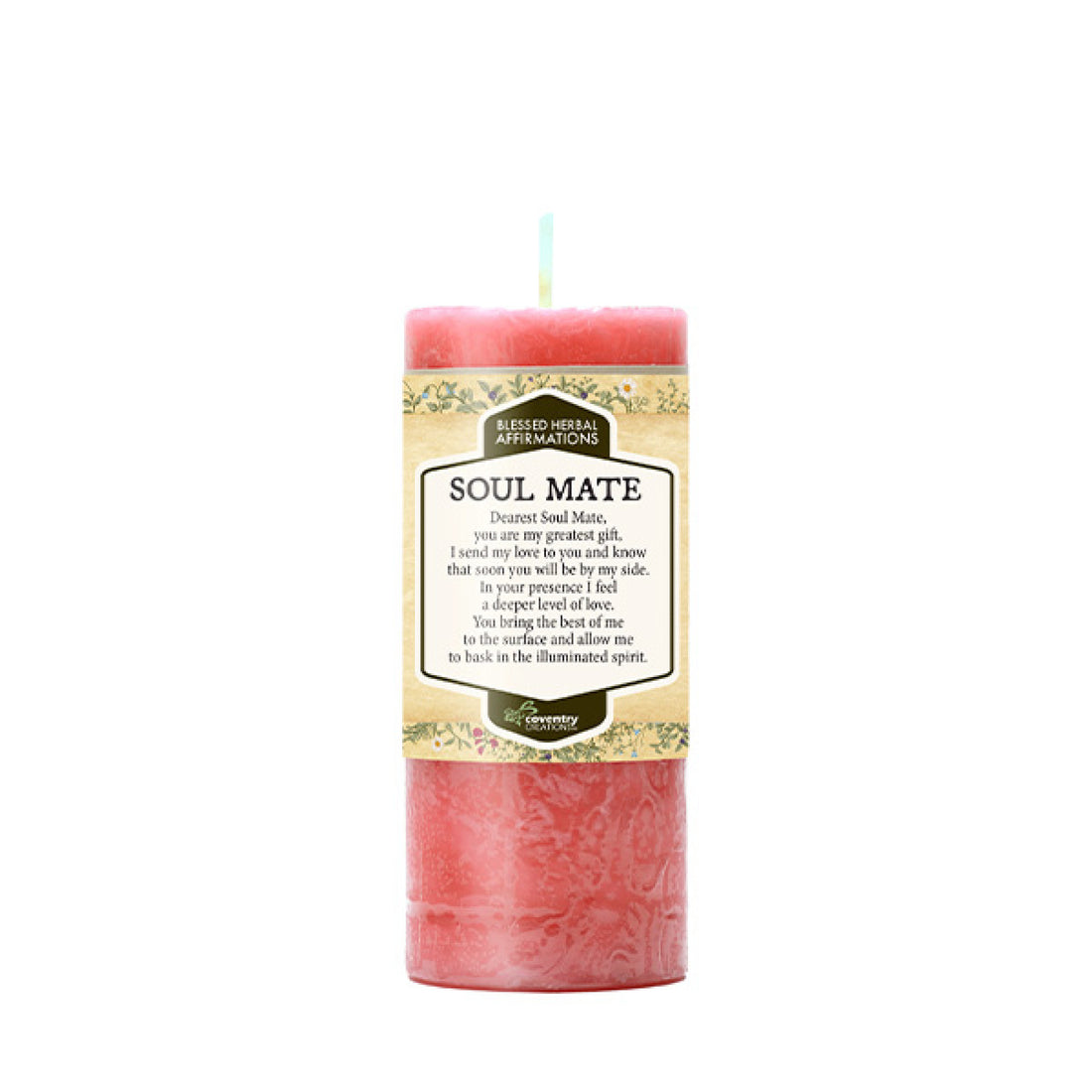 Blessed Herbal Affirmations Candles - Soul Mate