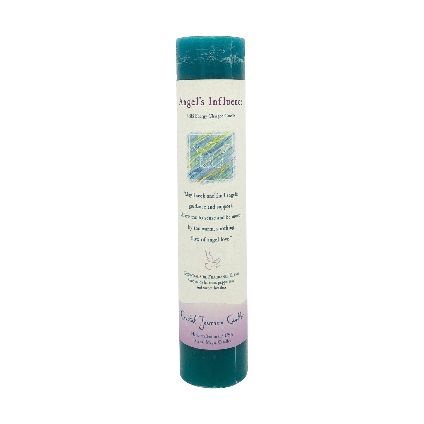 Crystal Journey Herbal Magic Pillars -  Angel's influence