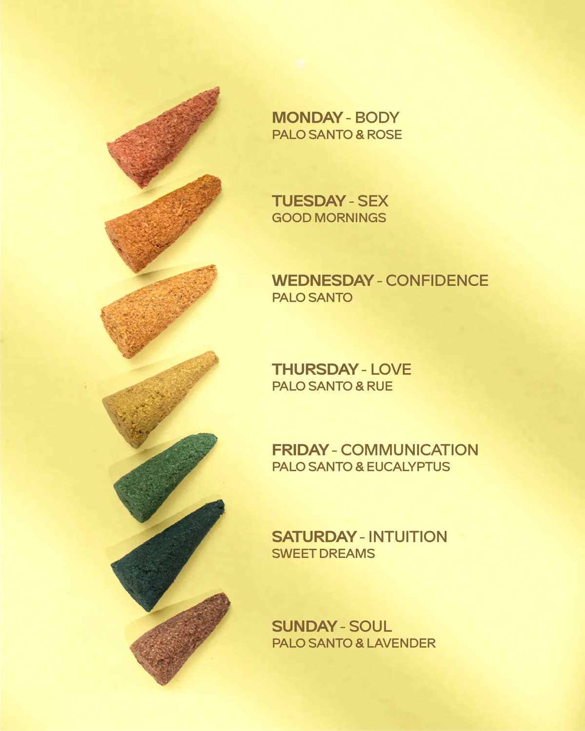 7 Days of Renewal Incense Cones