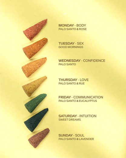 7 Days of Renewal Incense Cones