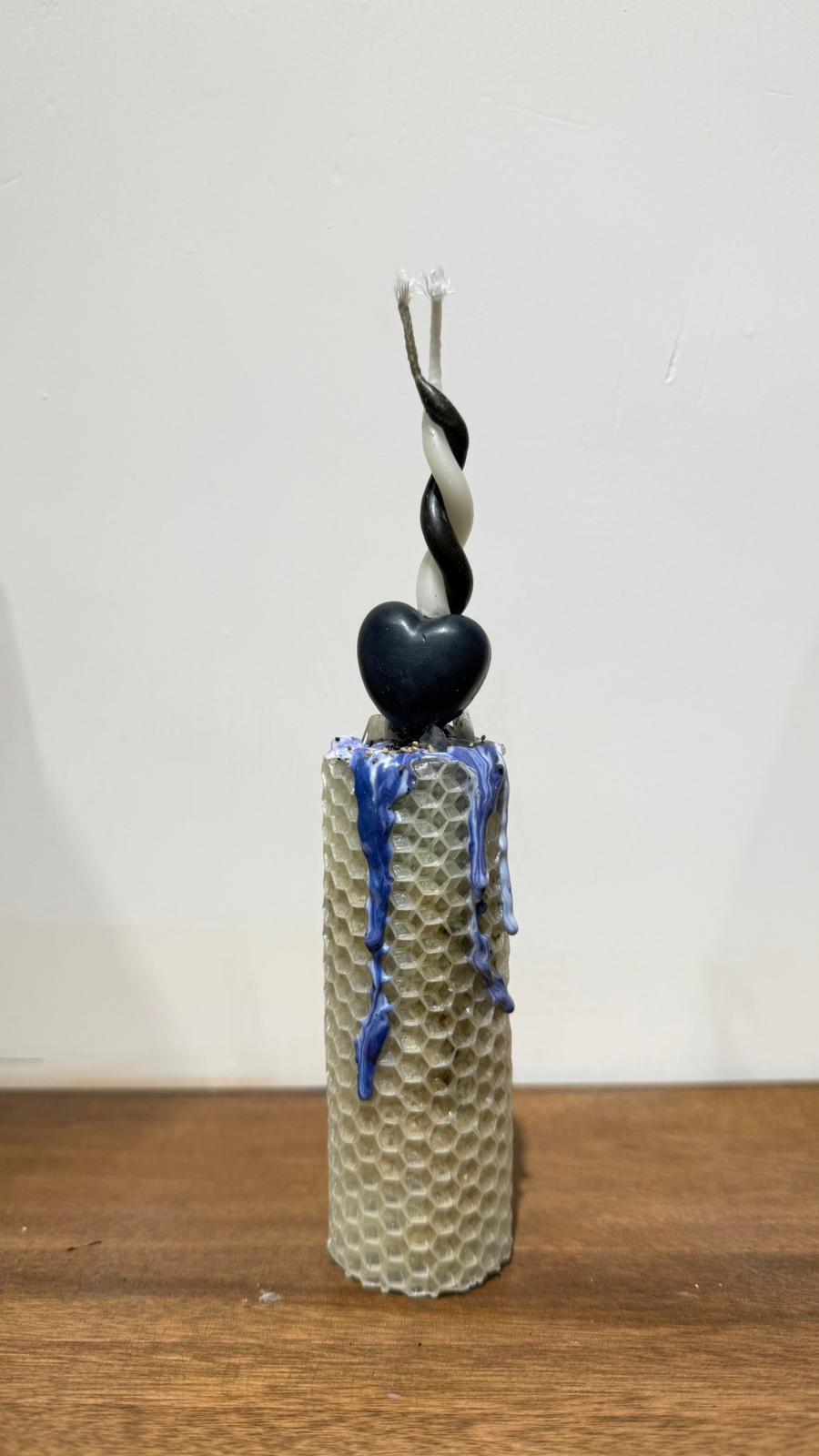 女巫強力蠟燭 - Cut-cord Beewax Candle