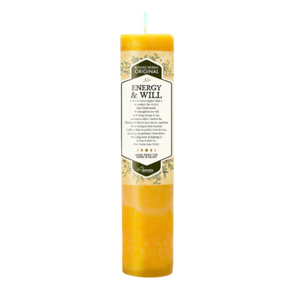 Blessed Herbal Candle - Energy and Will