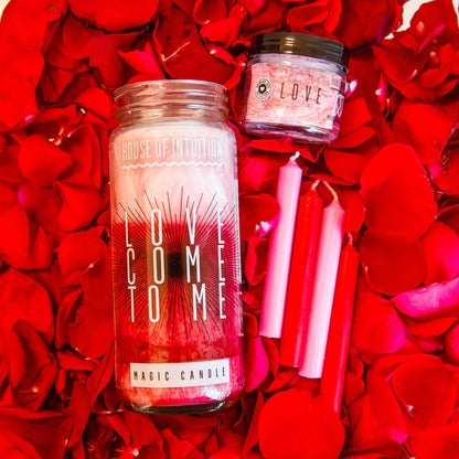 Love Come to Me Magic Candle