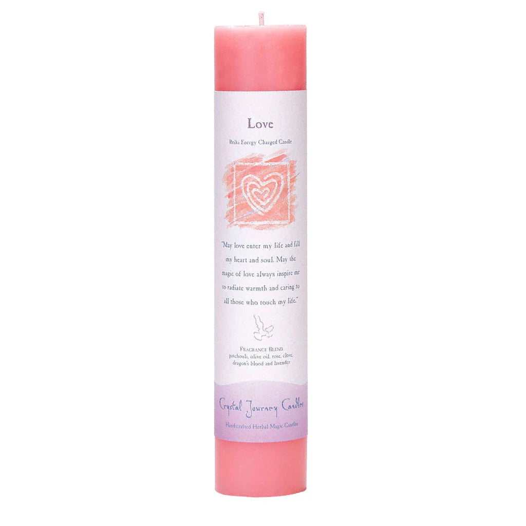 Crystal Journey Herbal Magic Pillars -  Love