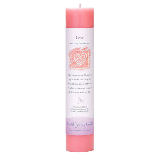 Crystal Journey Herbal Magic Pillars -  Love
