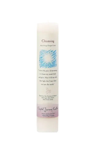 Crystal Journey Herbal Magic Pillars - Cleansing