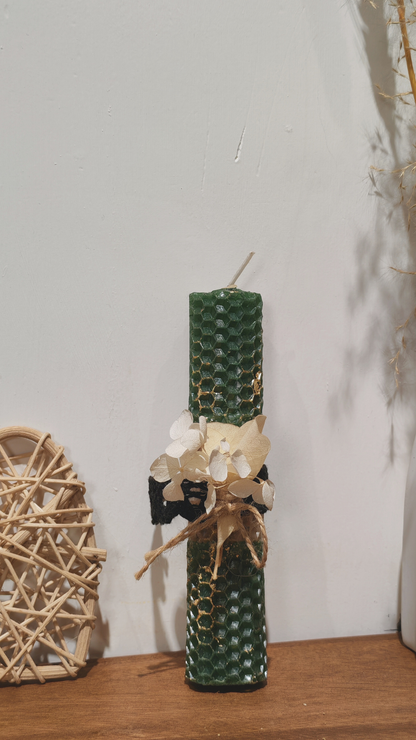 Money Drain Beeswax Candle