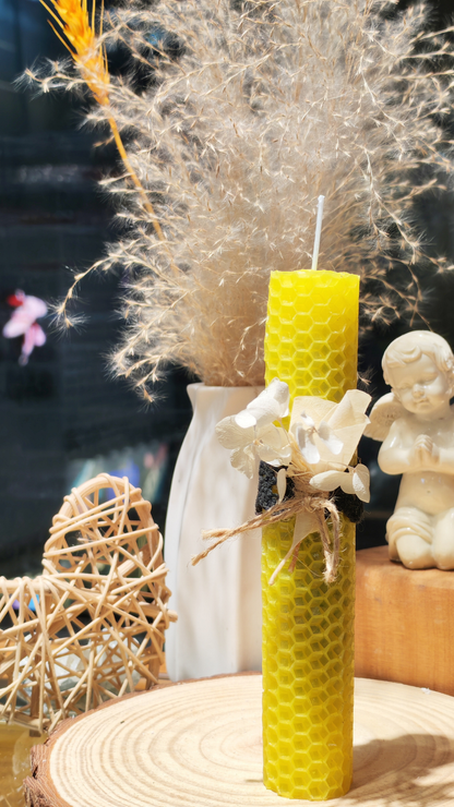 Cleansing Beeswax Candle