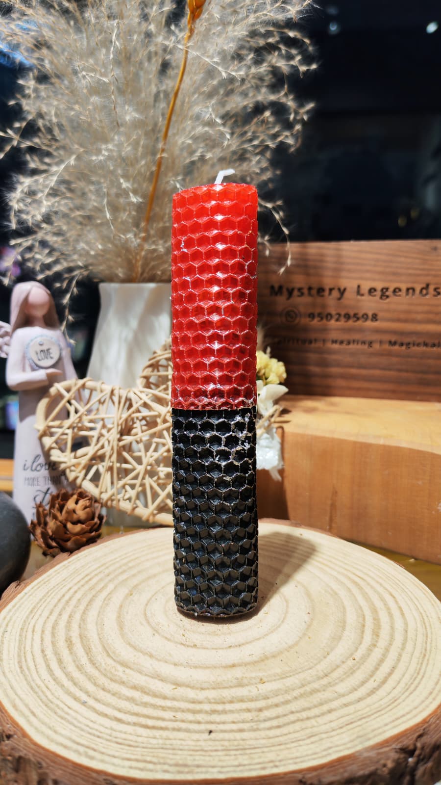 Reversing Beeswax Candle