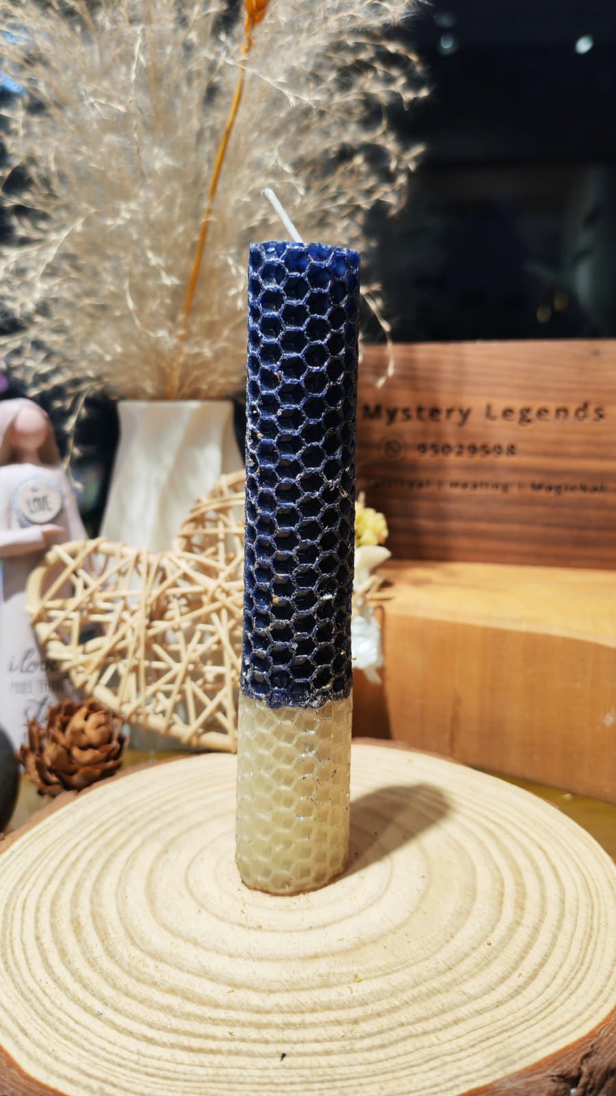 Cleansing debt Beeswax Candle