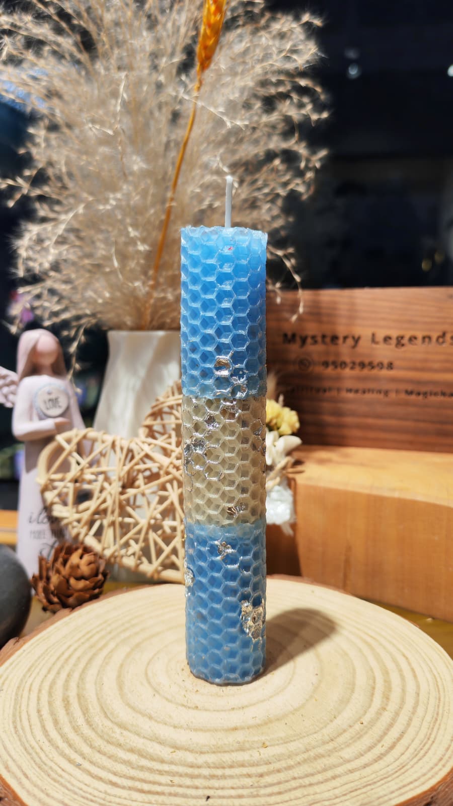 Guardian Angel Beeswax Candle