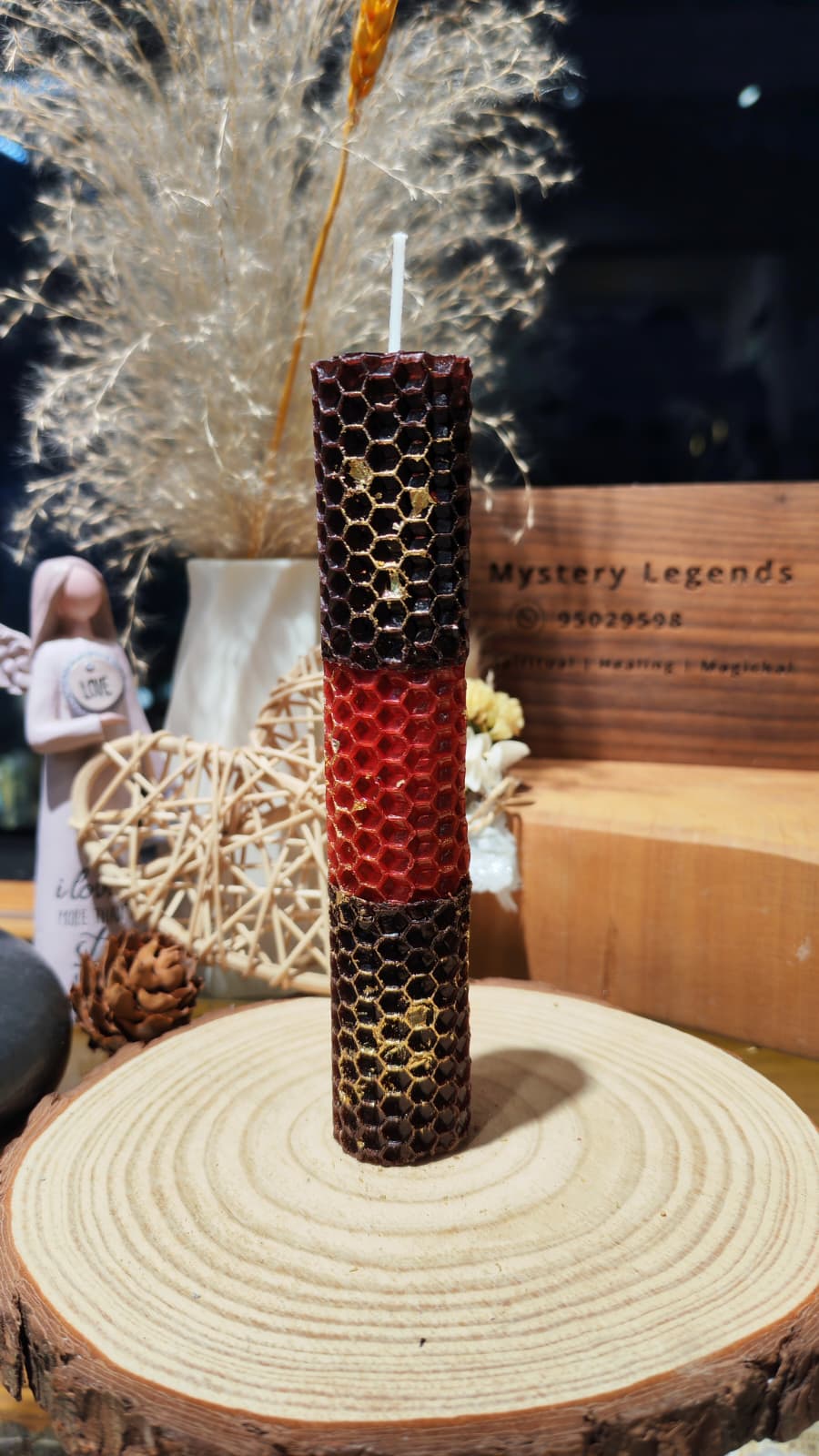 Miss me Beeswax Candle