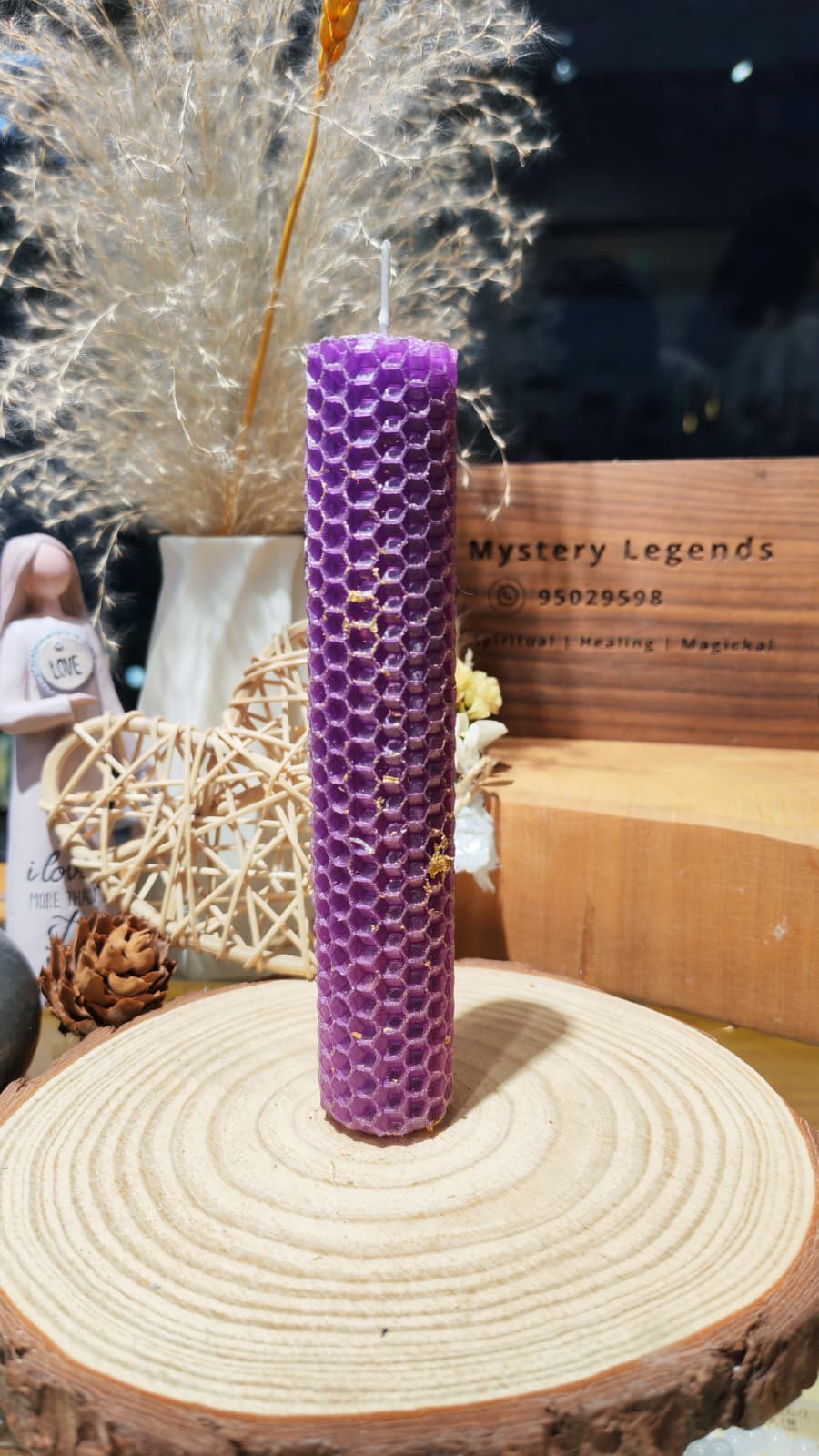 See Through the Truth Beeswax Candle