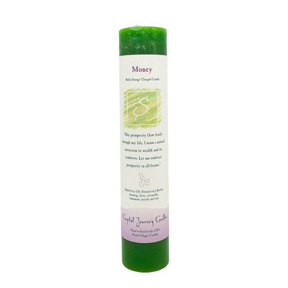 Crystal Journey Herbal Magic Pillars - Money