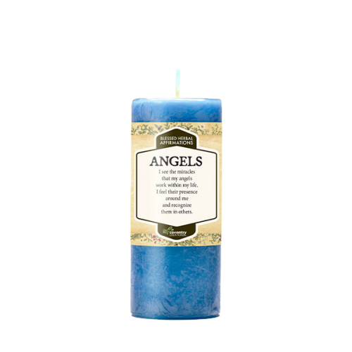 Blessed Herbal Affirmations Candle - Angels