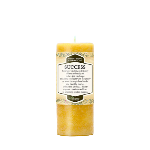 Blessed Herbal Affirmations Candle - Success